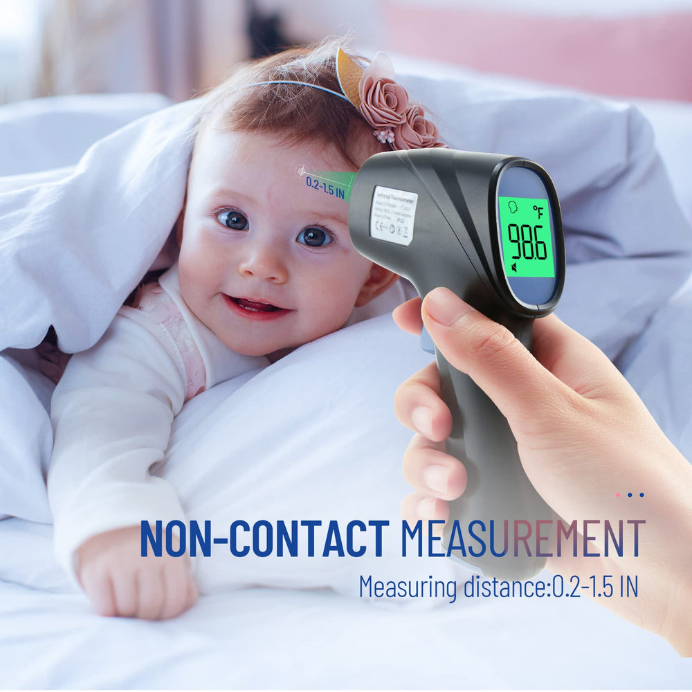 GoodBaby Forehead Thermometer touchless operation reduces cross-contamination risk.