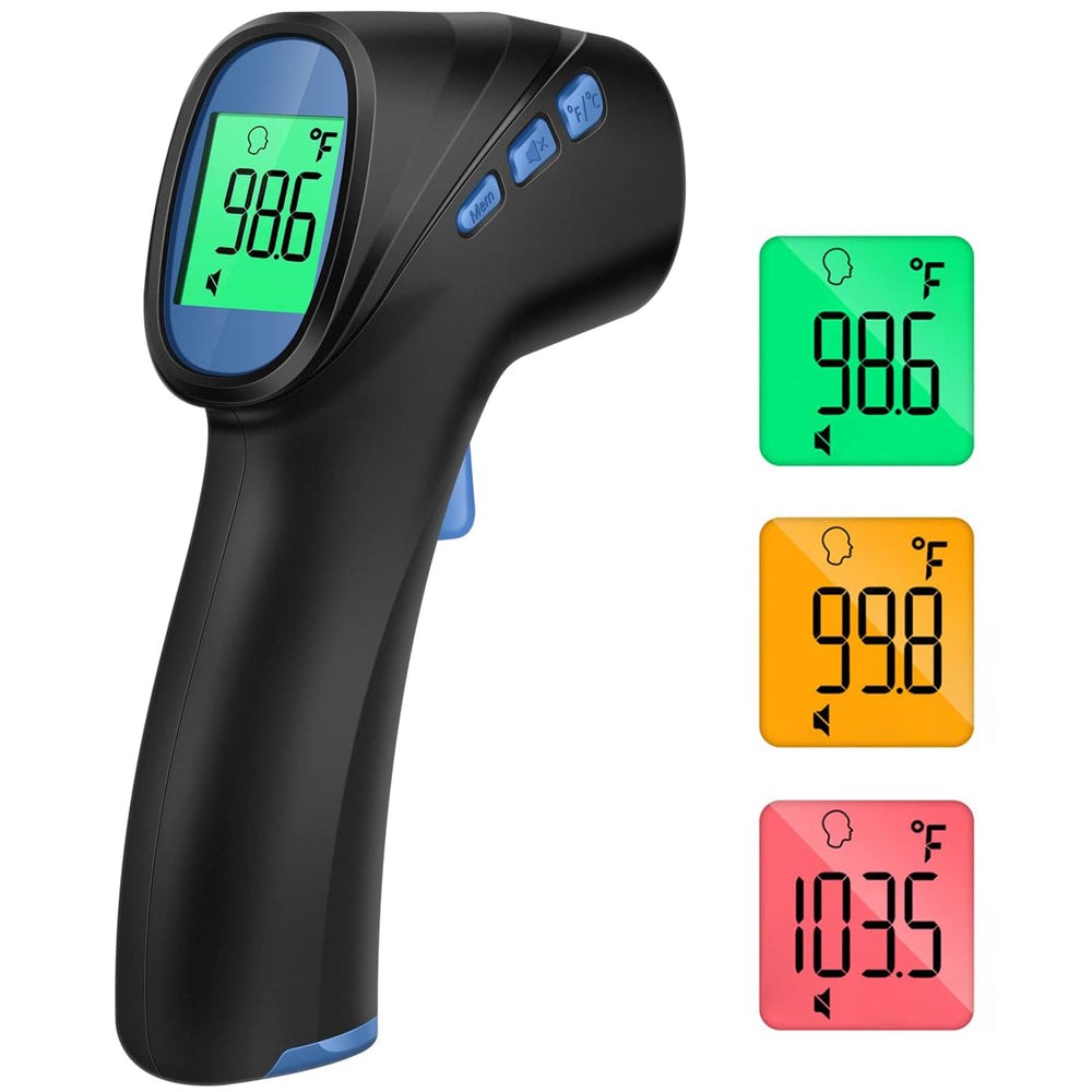 GoodBaby Forehead Thermometer no-contact reading for hygienic testing.