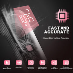 GoodBaby No-Touch Thermometer 2-in-1 mode reads forehead and ambient temperatures.