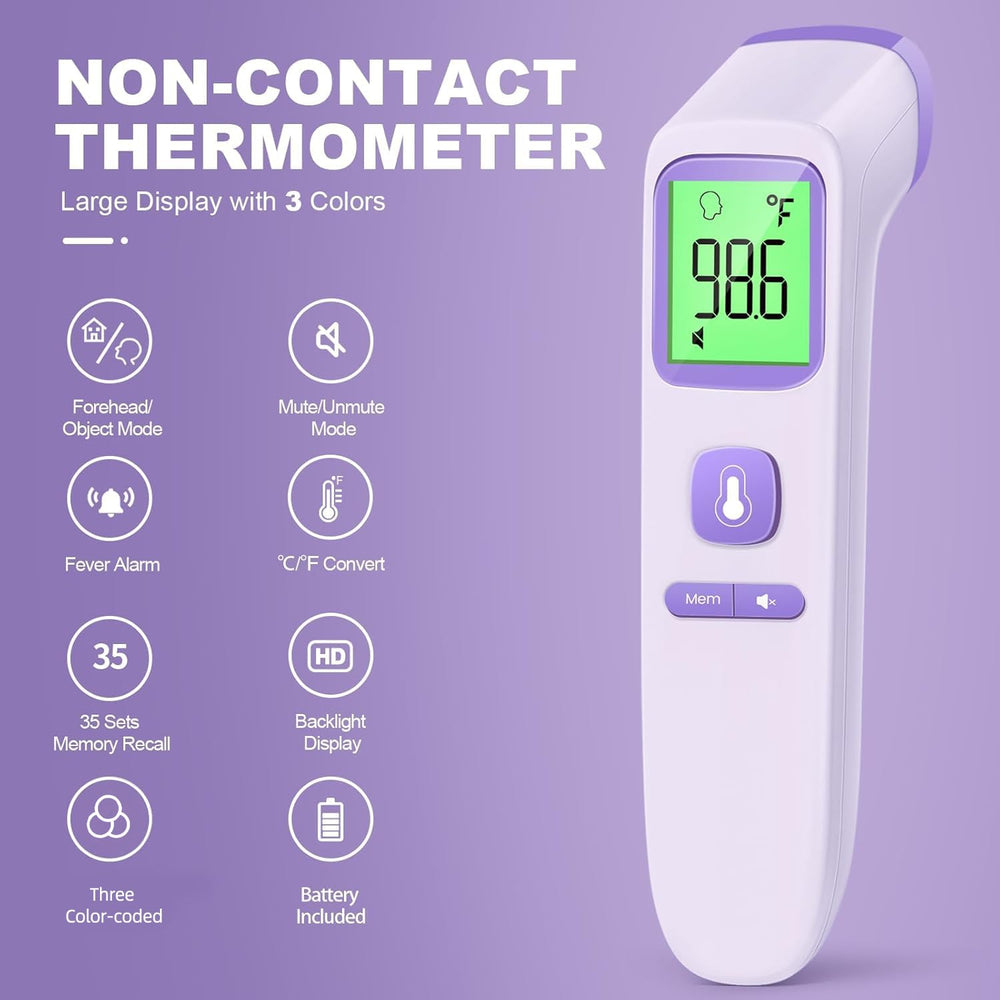 GoodBaby No-Touch Thermometer fever-alarm display for fast fever alerts.
