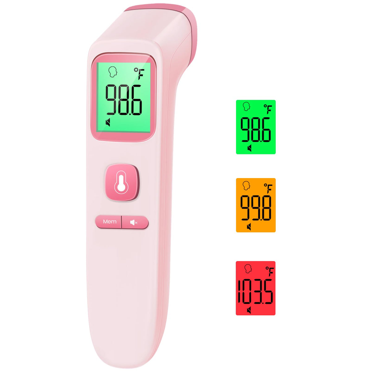 GoodBaby No-Touch Thermometer forehead-reading for quick, accurate checks.