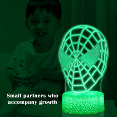 GOODDEYUN 3D Night Light color-changing option supports soothing ambient lighting.