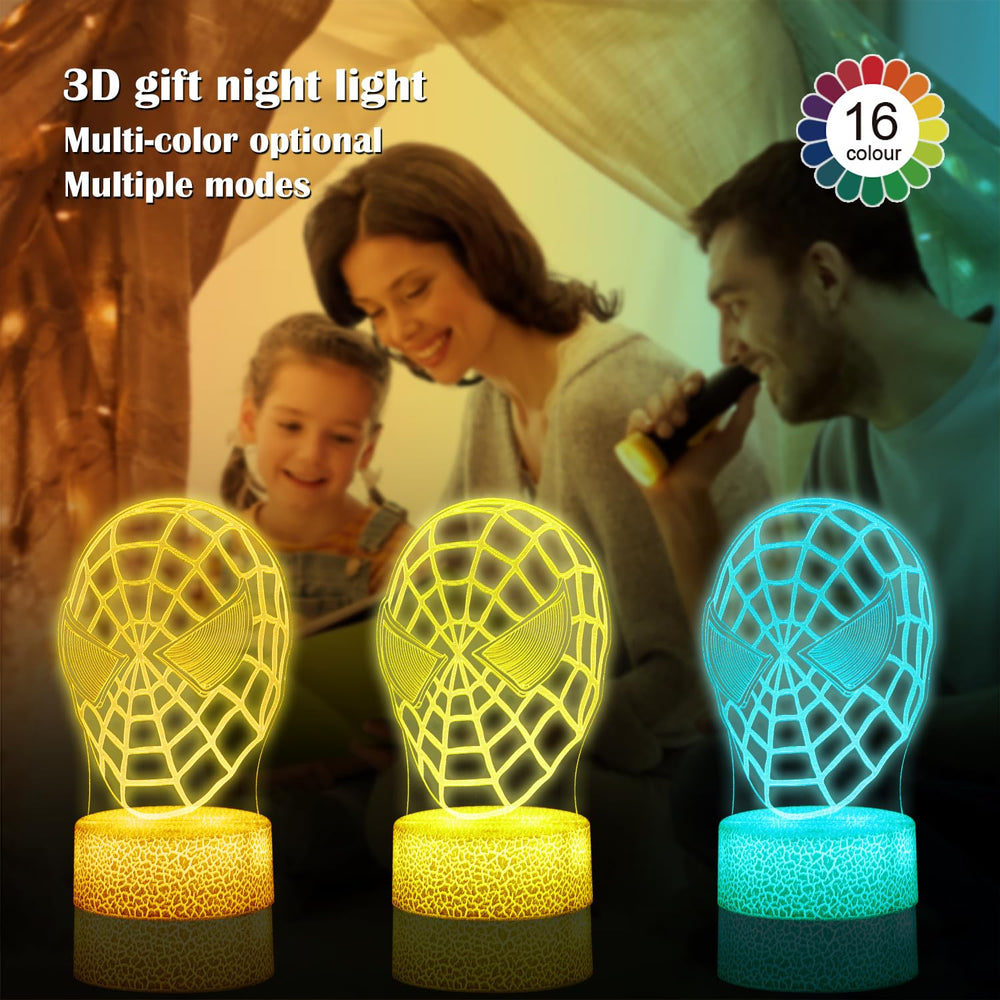 GOODDEYUN 3D Night Light flash mode creates dynamic party-friendly atmosphere.
