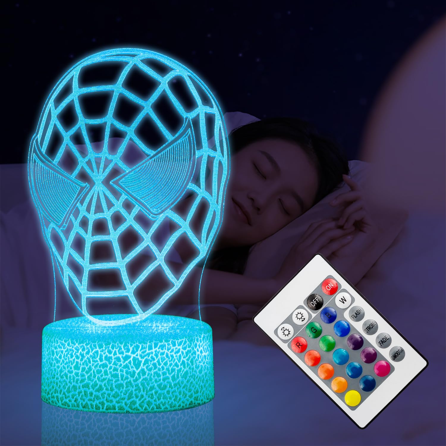 GOODDEYUN 3D Night Light gift-pack makes a delightful Christmas or birthday present.