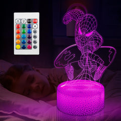 GOODDEYUN remote enables on-bed color changes and mode selection.