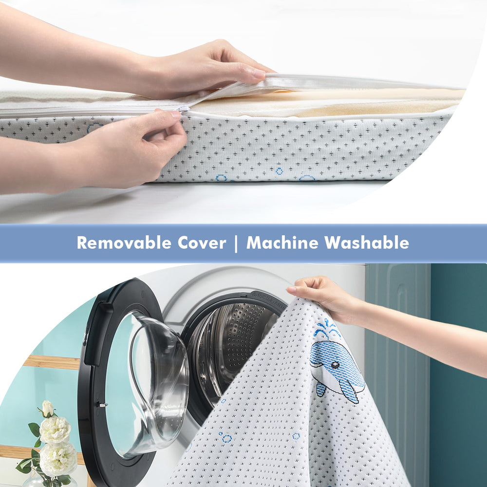 GOODFINDS CertiPUR-US certified memory foam detail emphasizing safety standards.