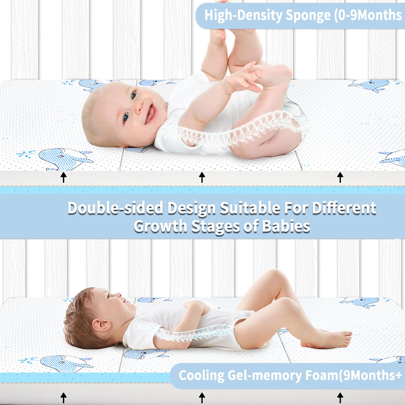 GOODFINDS washable skin-friendly cover for easy quick cleanups.