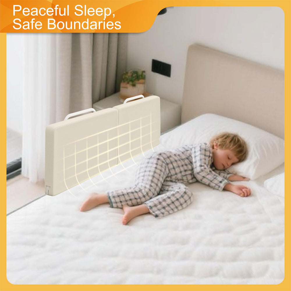 Goodleben bed rail 4-level height, compatible with most toddler and twin beds.