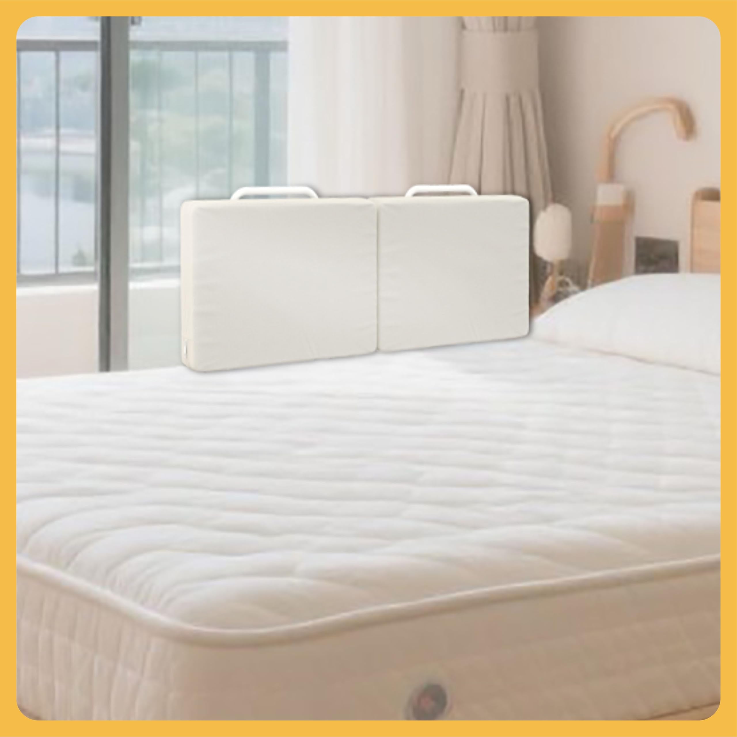 Goodleben bed rail stable straps anchor securely to the bed frame.