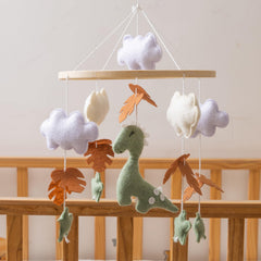 Goodmom Dinosaur Mobile Easy Assembly shows quick setup for busy parents.