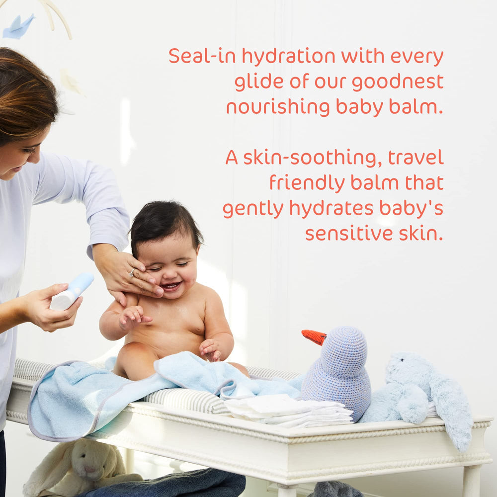 Goodnest balm with six natural moisturizers ingredients close-up.