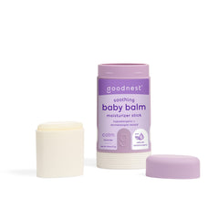 Goodnest baby travel balm stick lavender tube for on-the-go moisturization.