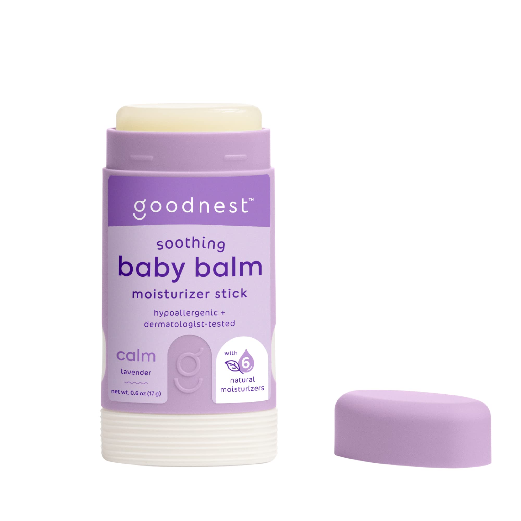 Goodnest portable balm stick being carried in a diaper bag.