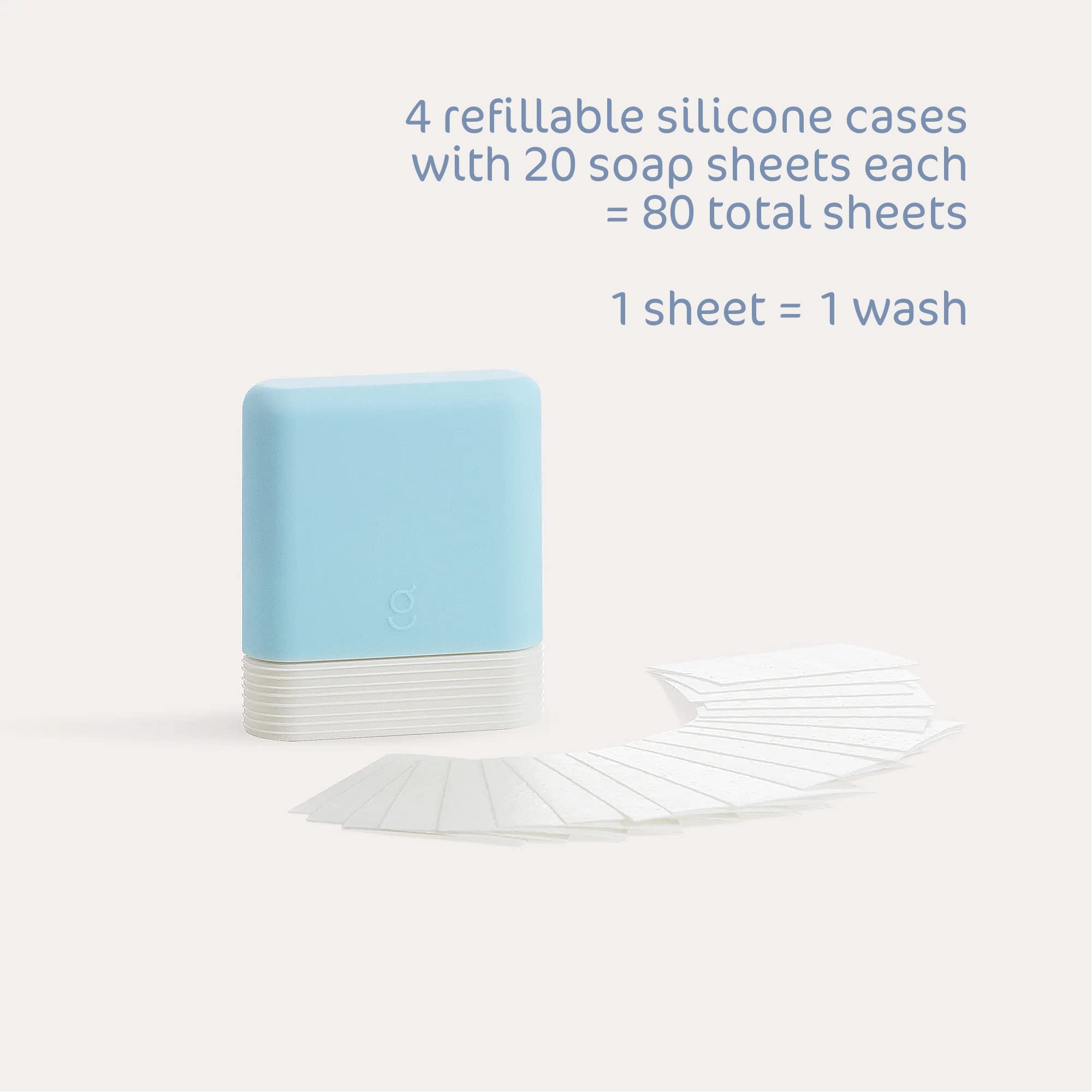 Goodnest reusable silicone carrier highlights sustainable bath time design.