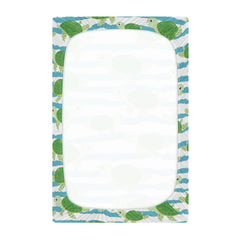 GOODOLD Sea Turtle crib sheet portable packable design ideal for trips.