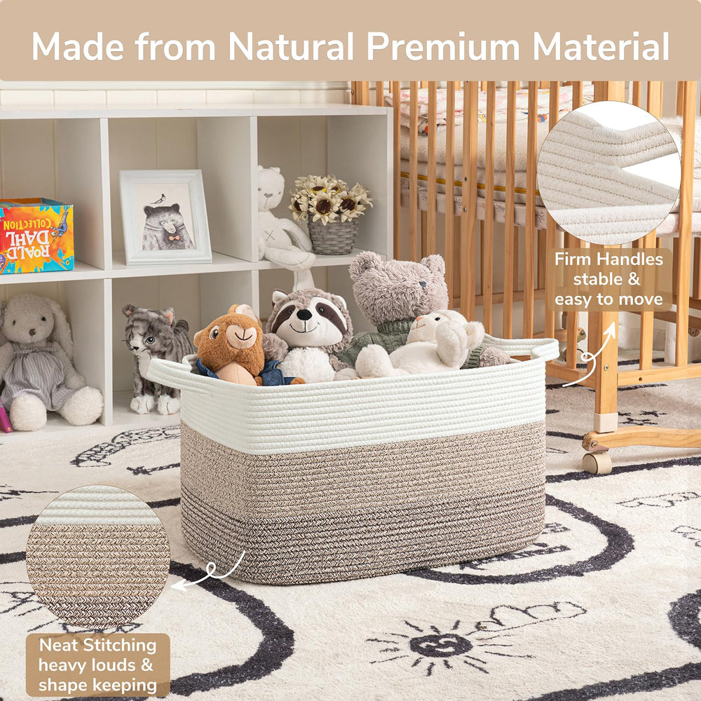 Goodpick basket folded flat for compact, space saving storage