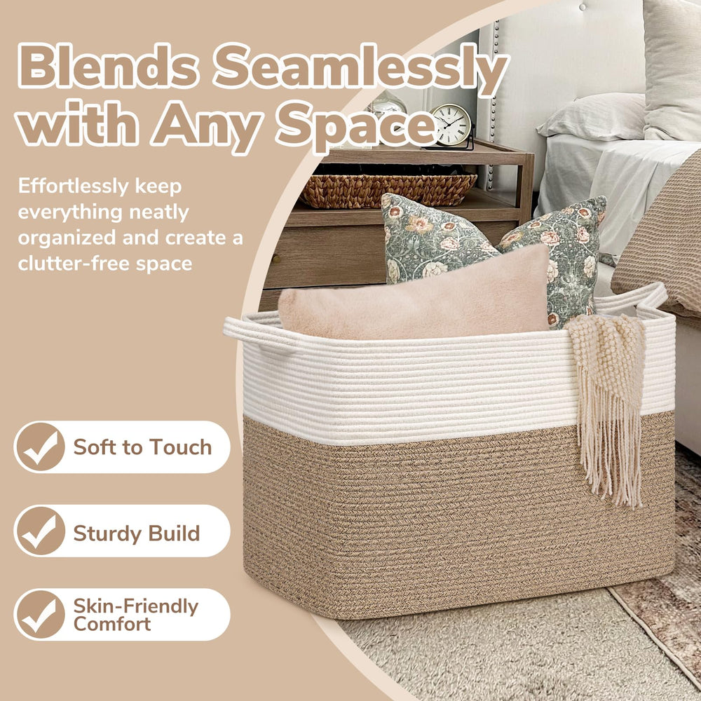 Goodpick blanket basket folded and reshaping to full form