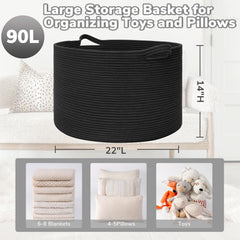 Goodpick blanket basket in nursery raises organized, cozy vibes.