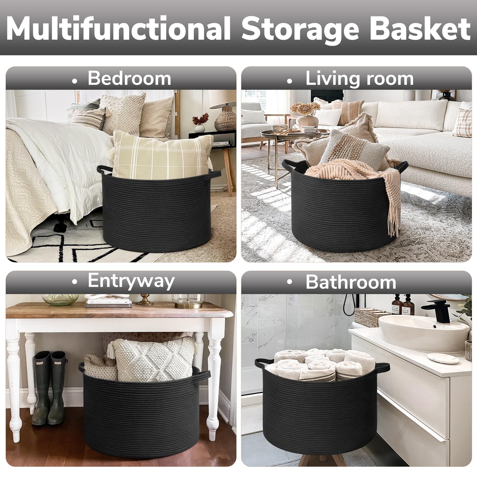 Goodpick blanket basket laundry hampers convenient laundry organization.
