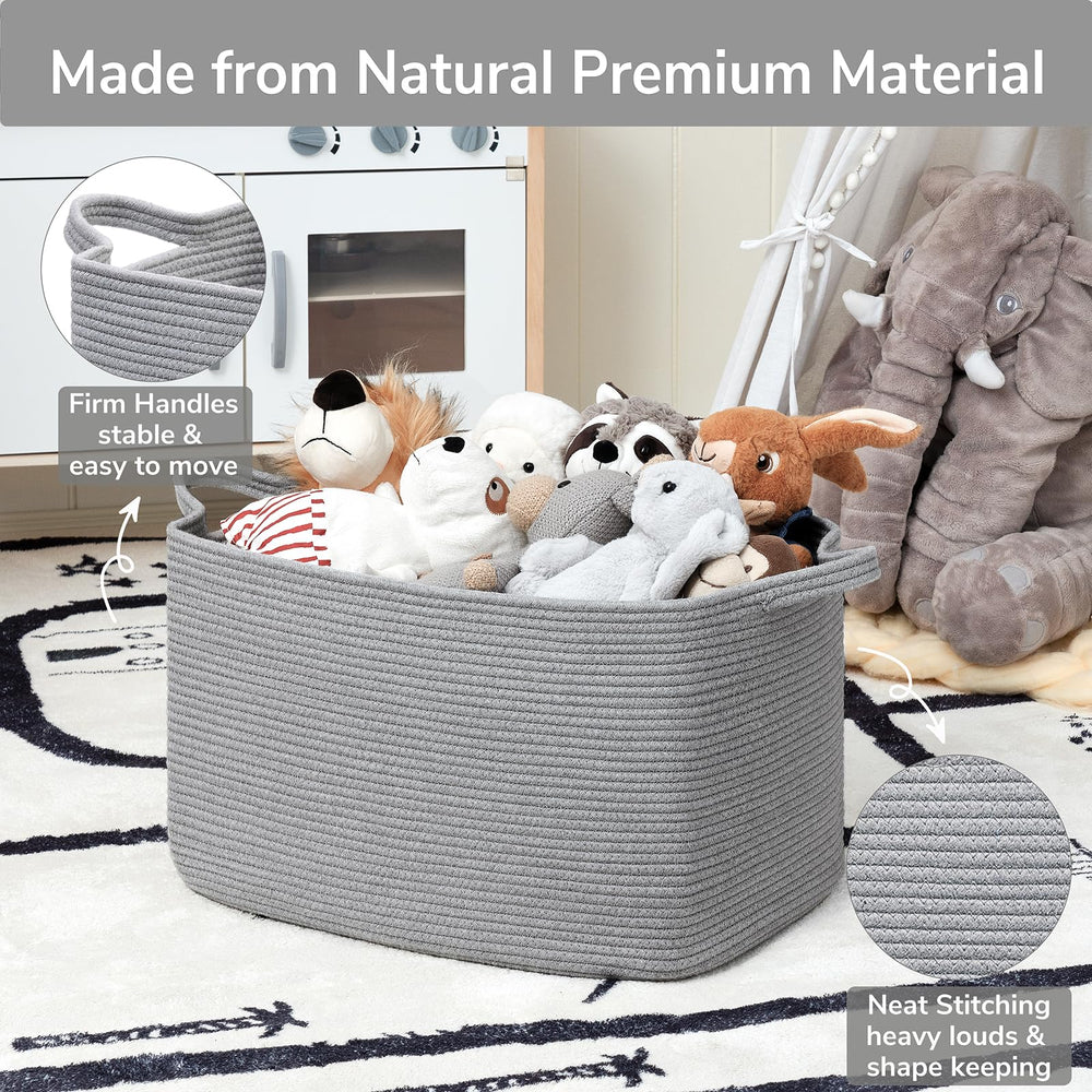 Goodpick foldable storage basket saves space when not in use.