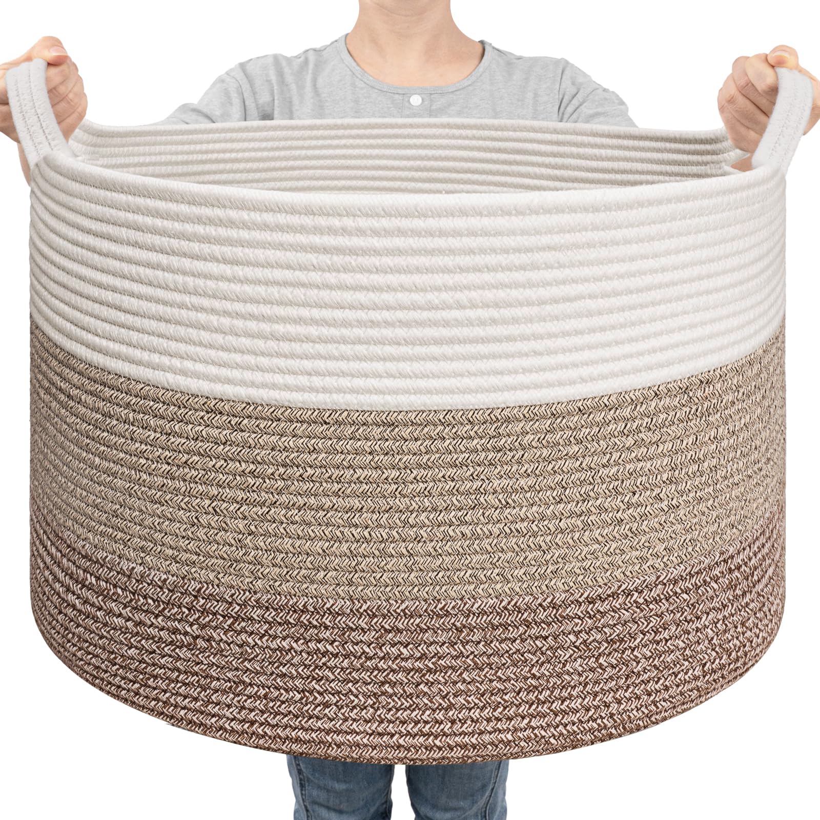 Goodpick laundry basket blanket-storage highlights 83L capacity for organizing blankets.