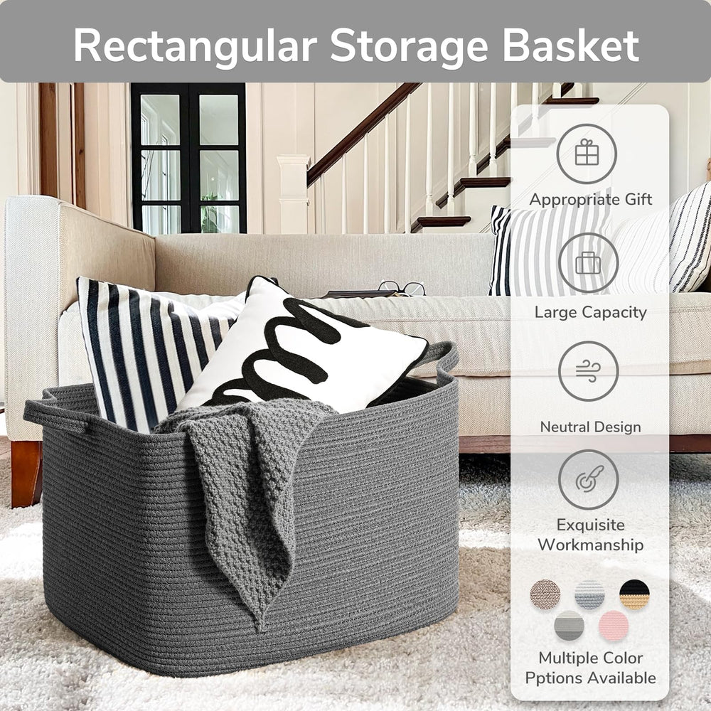 Goodpick laundry-room basket offers clutter-free organization and easy access