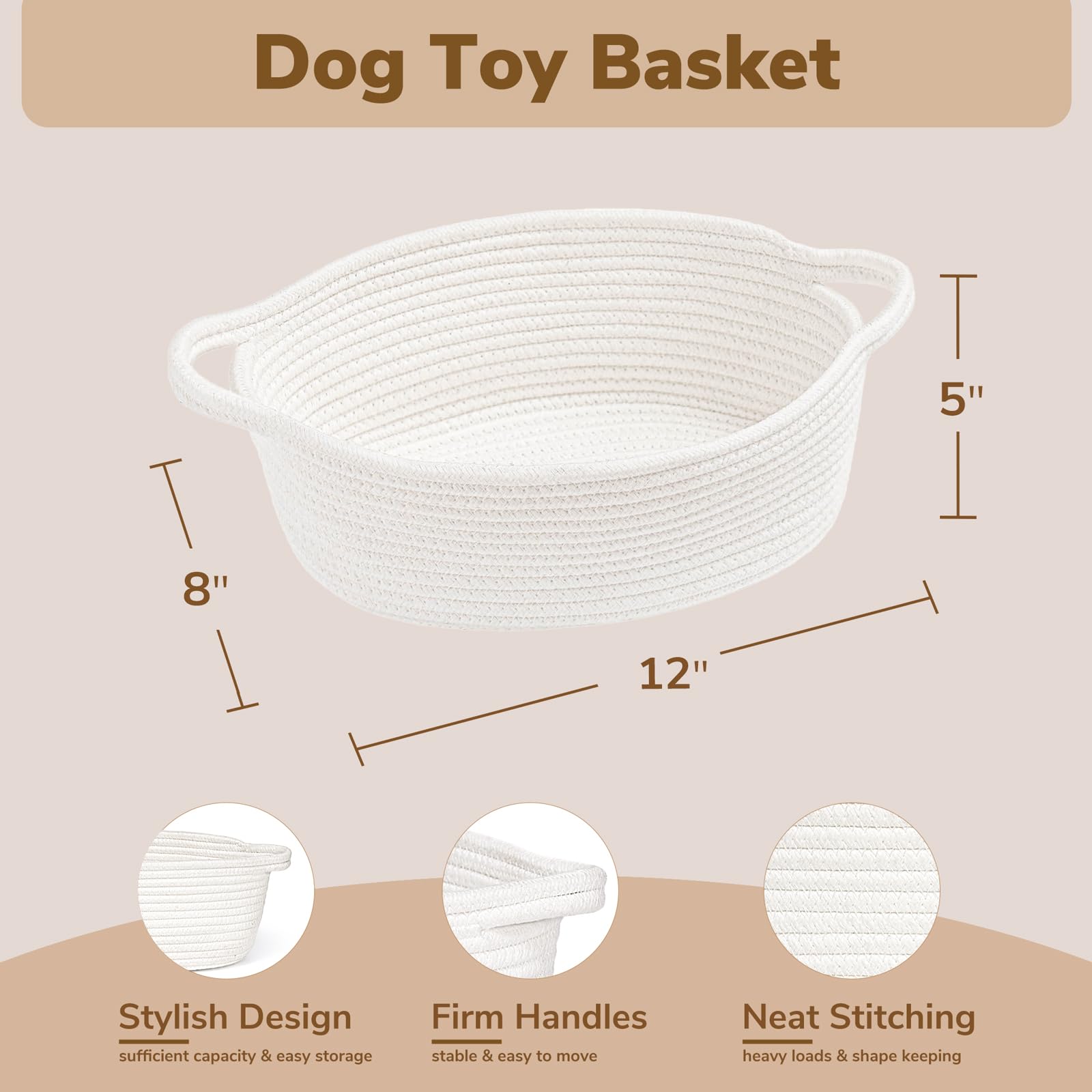 Goodpick multi-functional storage basket for toys, remotes, and books