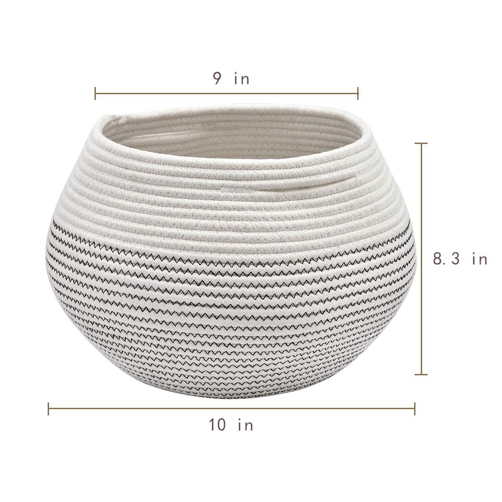 Goodpick basket with dual handles enables easy transport across rooms.