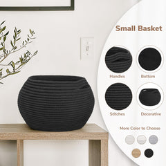Goodpick soft cotton rope basket close-up highlights gentle storage and kid-friendly use.