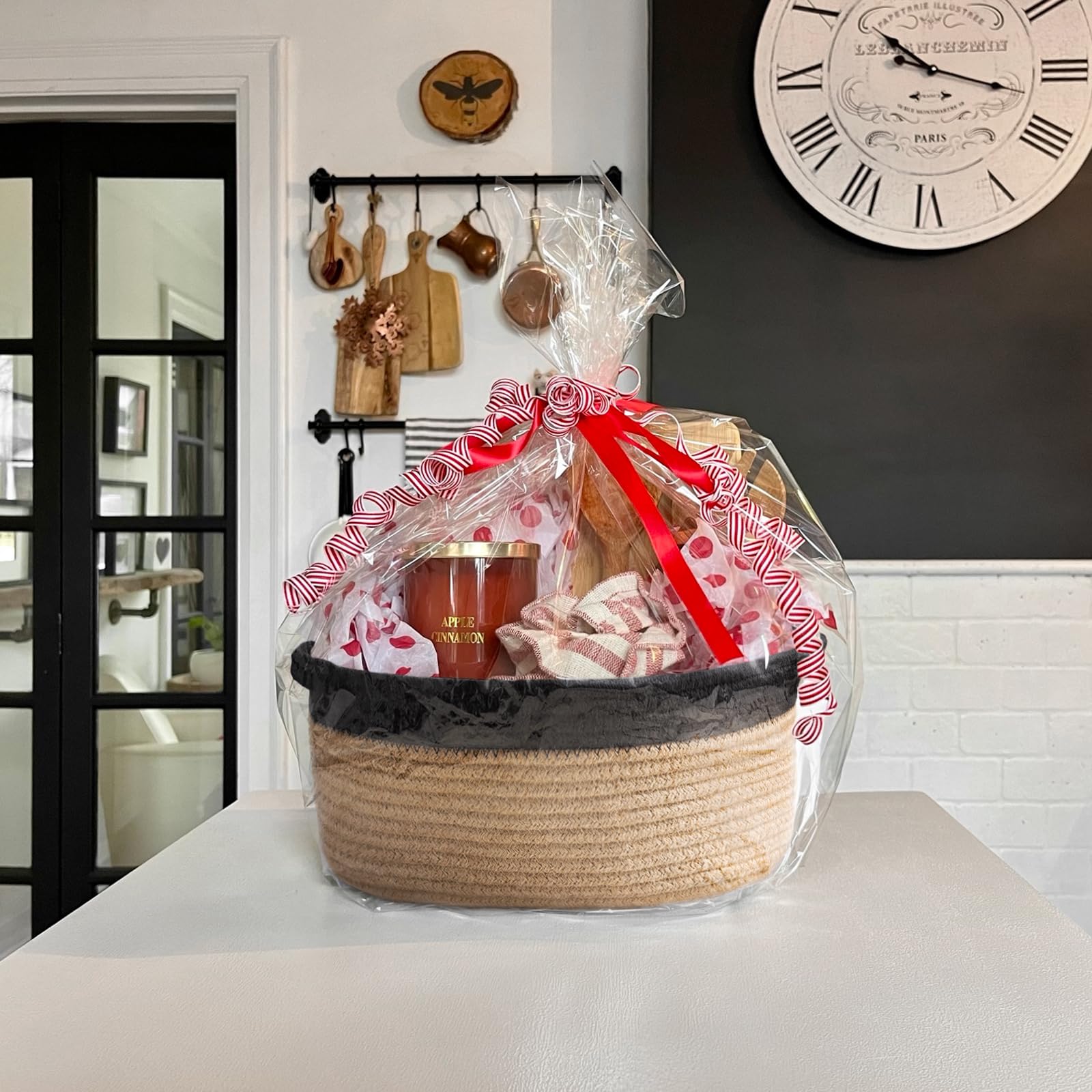 Goodpick small woven basket toy bin showcases versatile nursery storage.
