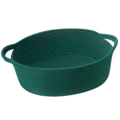 Goodpick small woven storage basket 12x8x5 enhances home organization in compact spaces.