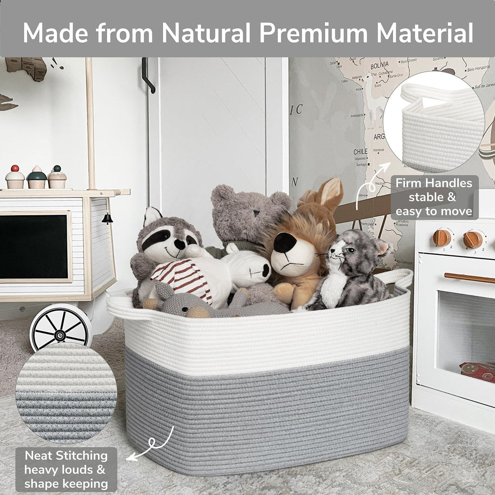 Goodpick basket folded flat, illustrating space-saving design.