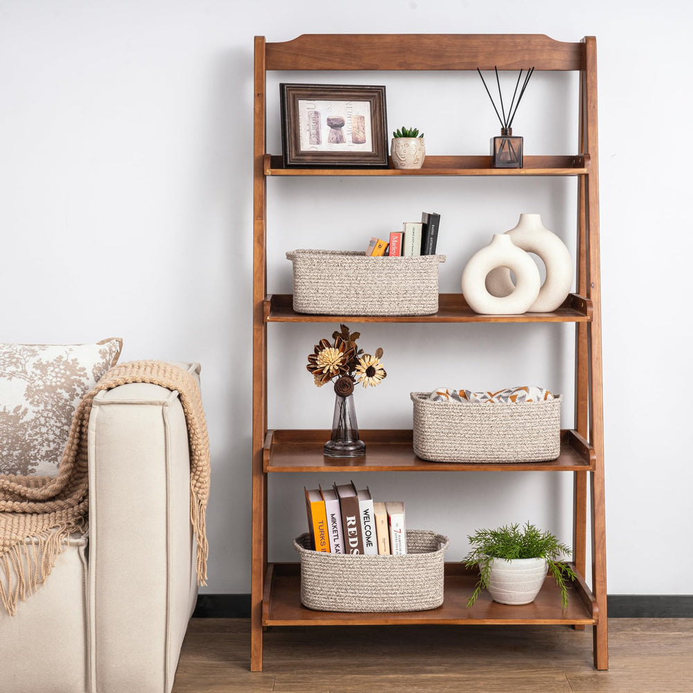 Goodpick storage baskets on a shelf illustrate easy access and compact tidy storage.