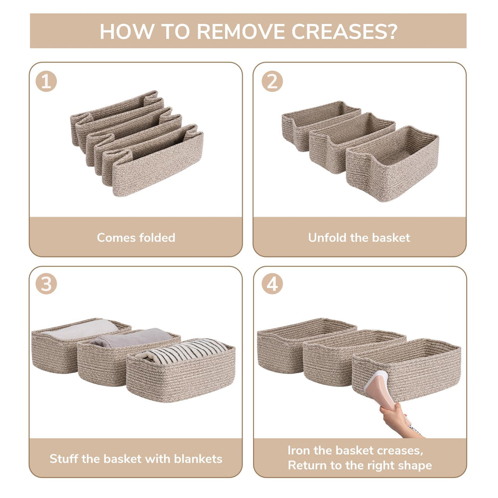 Goodpick storage baskets for towels keep bathrooms neat and accessible.