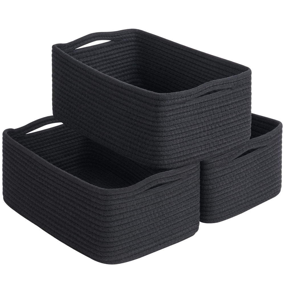 Goodpick storage baskets 3-pack rectangular set ideal for gifting and organization.