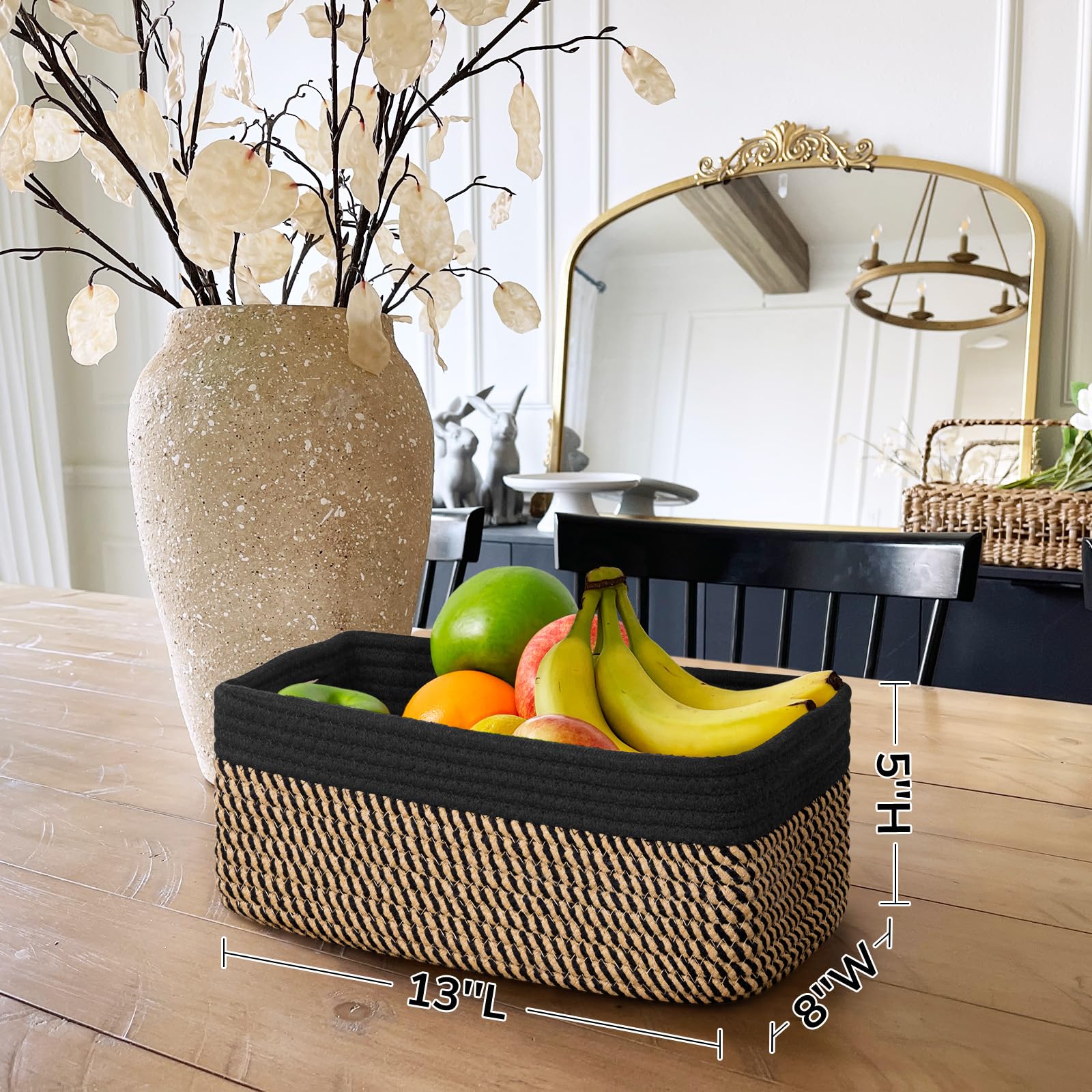 Goodpick storage baskets collapsible folded setup saves space in any closet or cabinet.