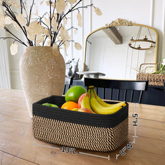 Goodpick storage baskets collapsible folded setup saves space in any closet or cabinet.