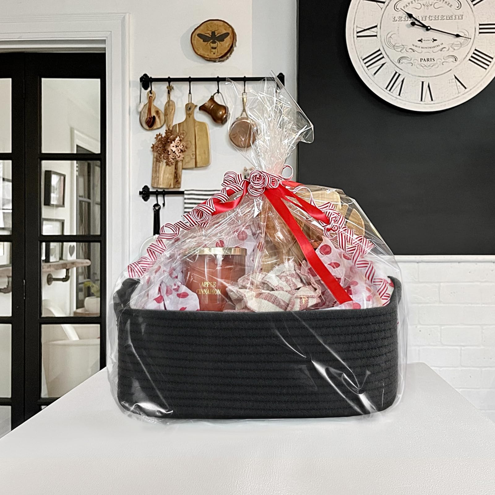 Goodpick storage baskets close-up shows safe woven material for nurseries and kids' spaces.