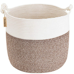 Goodpick woven laundry basket with soft-touch rope for cozy everyday storage.