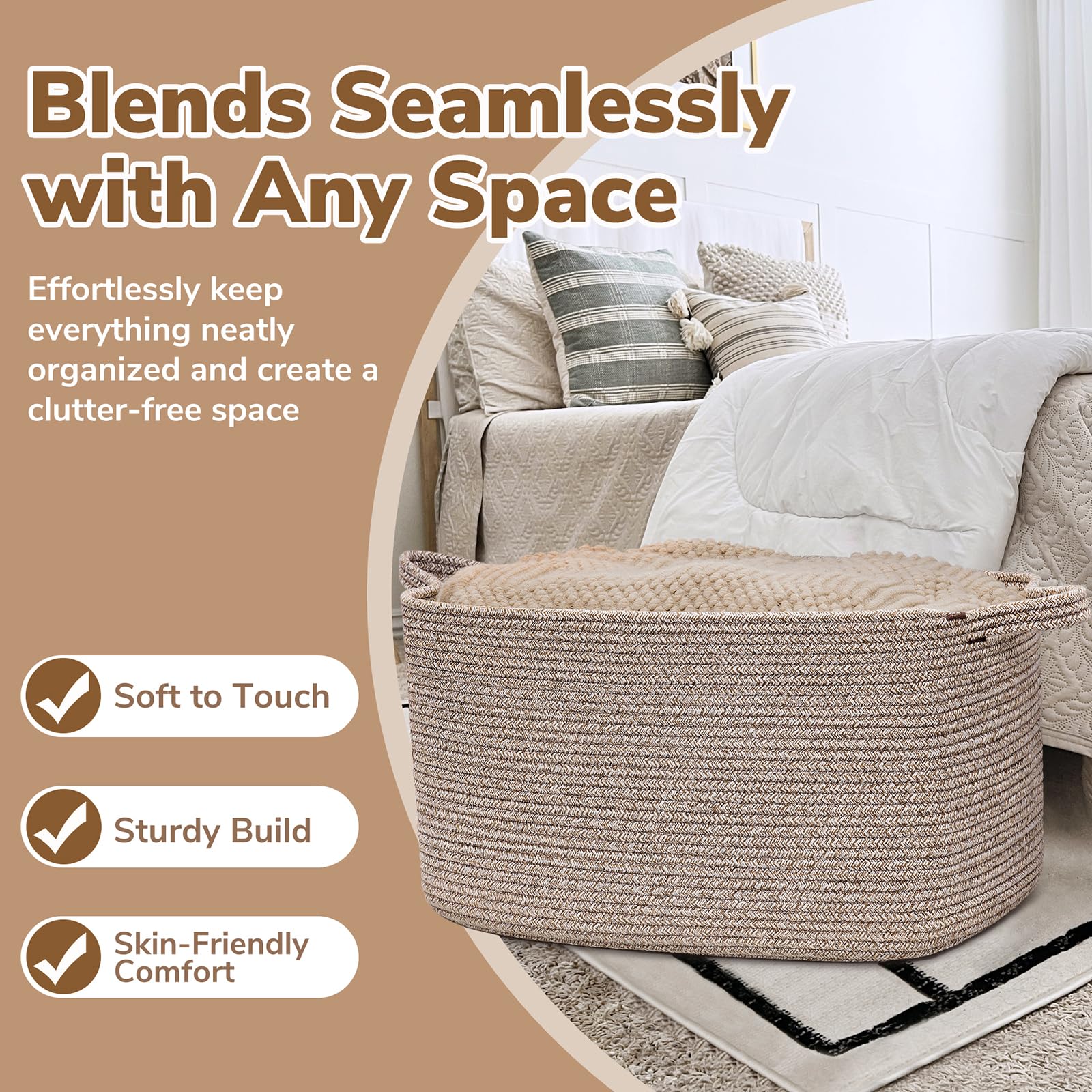 Goodpick basket folds flat to save space when not in use