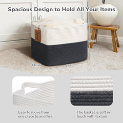 Goodpick basket in nursery setup for toys and blankets.