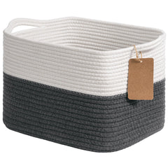 Goodpick woven storage basket rectangle size on shelf for organized living spaces
