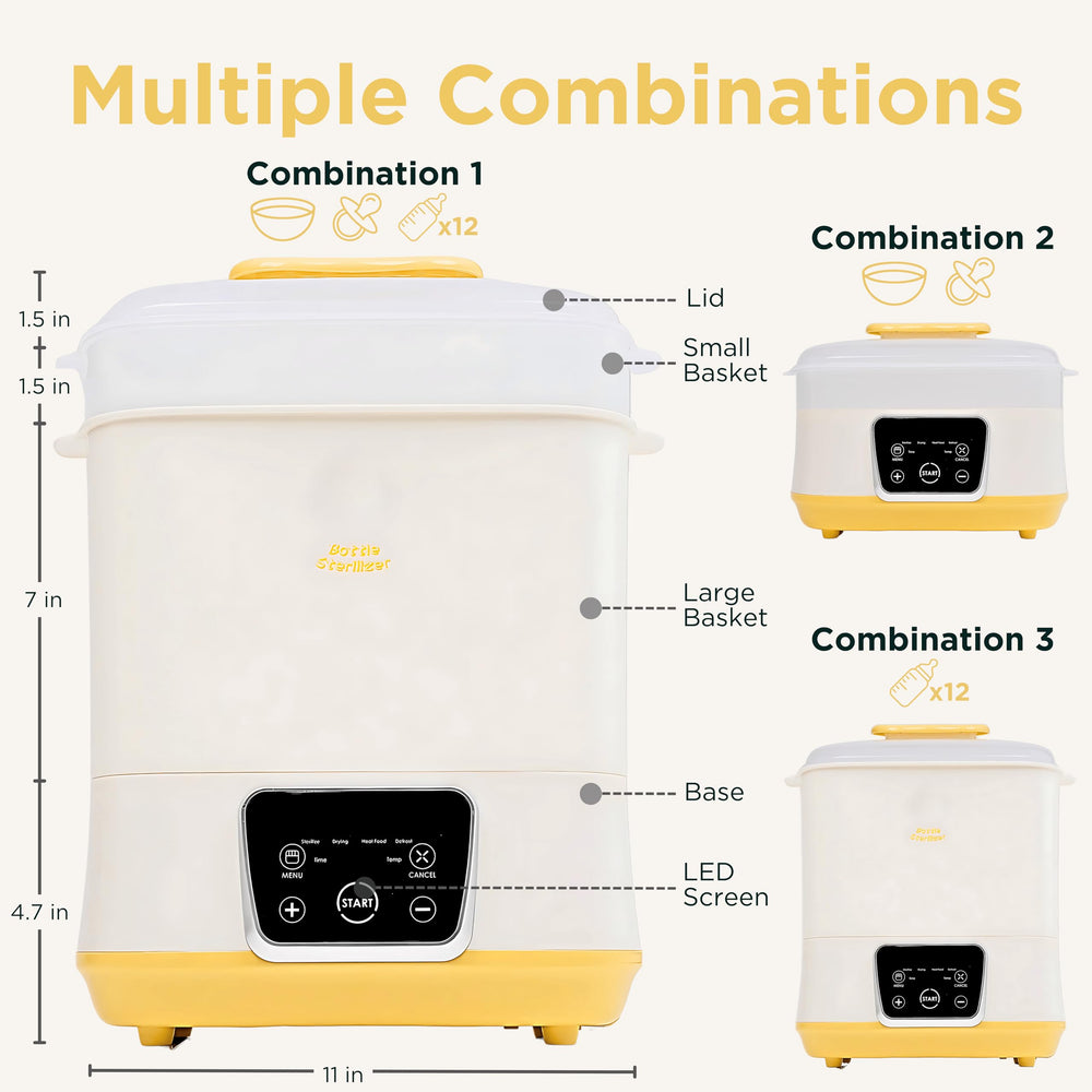 Goodscious 6-in-1 sterilizer compact design saves counter space