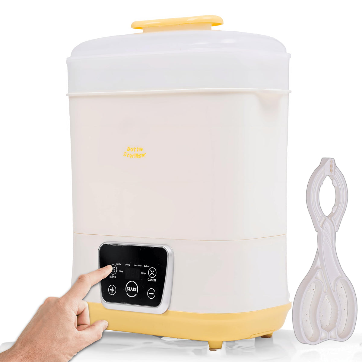Goodscious 6-in-1 sterilizer display shows real-time status for easy night prep