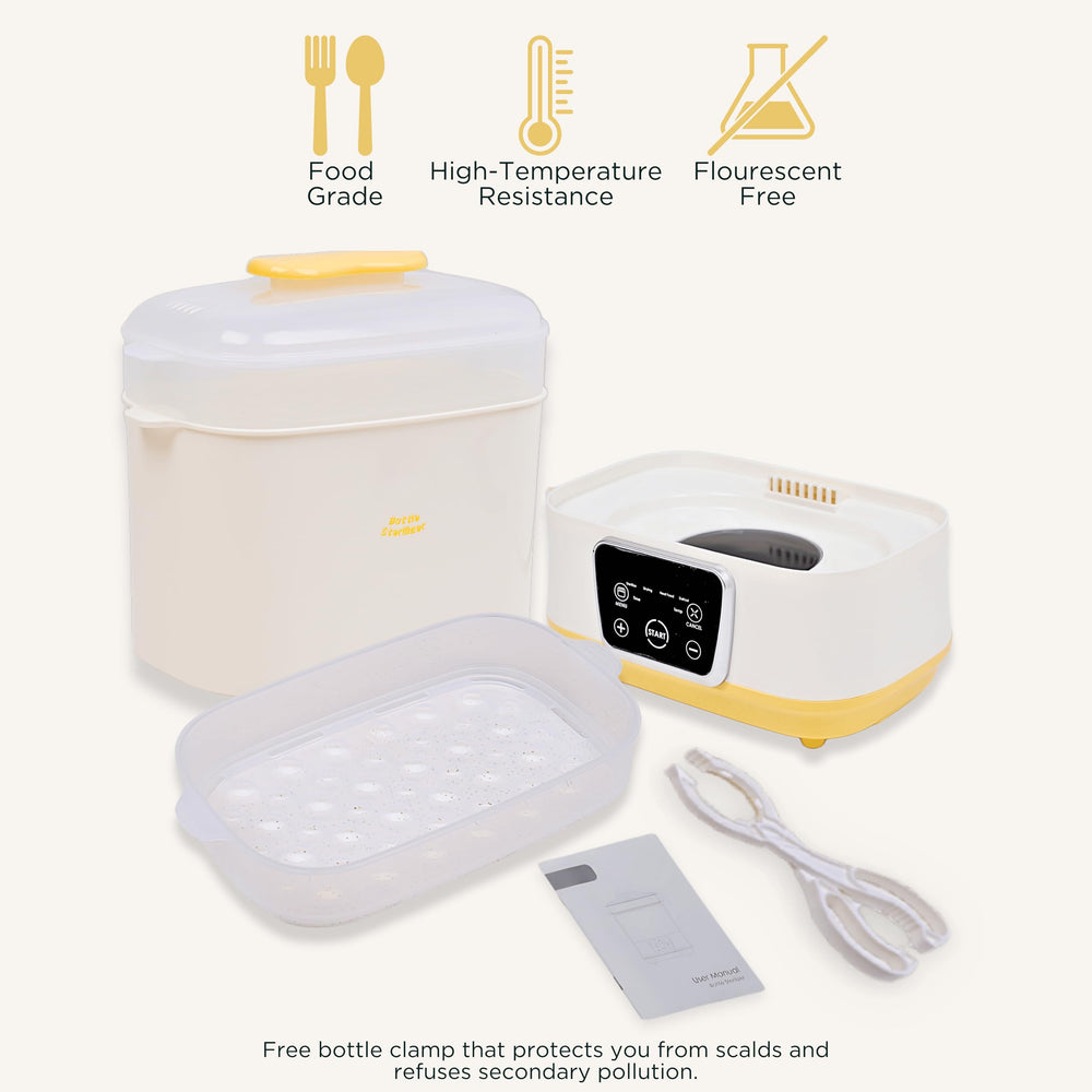 Goodscious 6-in-1 sterilizer touchscreen interface enables quick settings