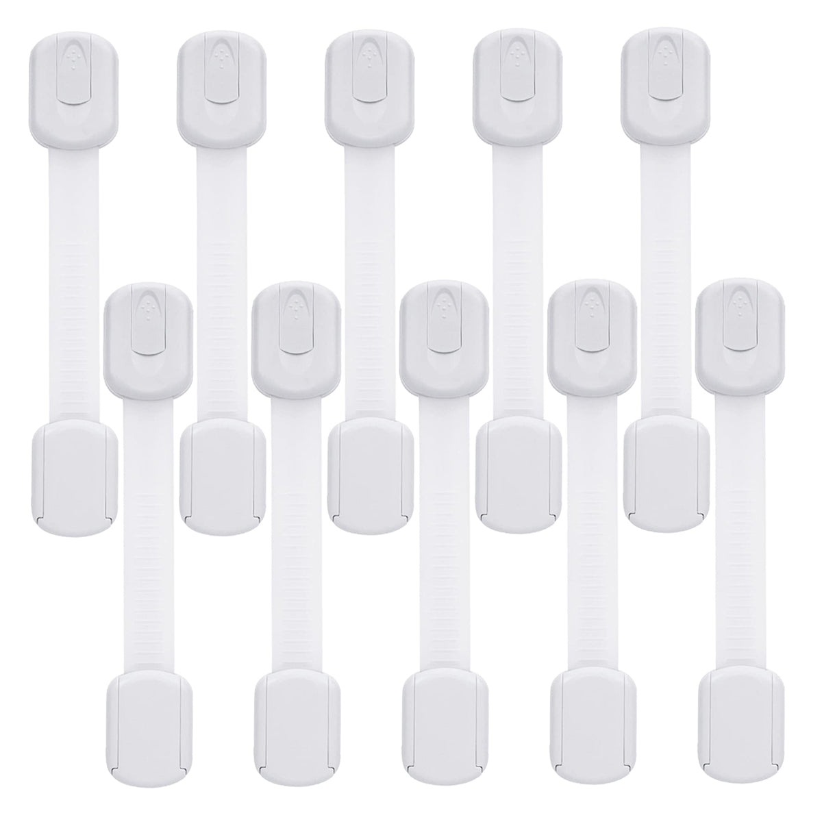 Goodv cabinet locks pack of 10, compact view for quick setup.