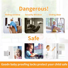 Goodv lock uses 3M adhesive for strong, long-lasting hold