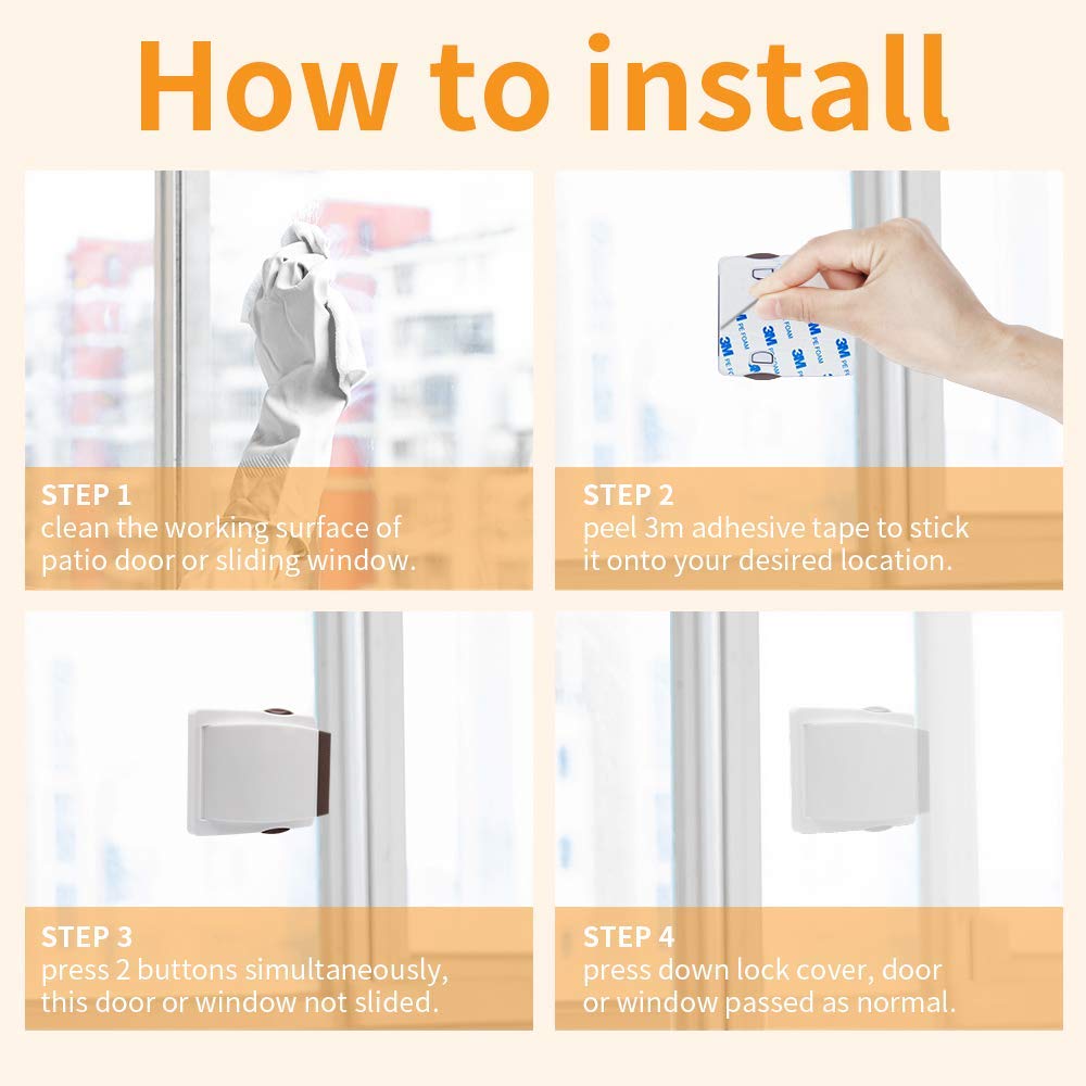 Goodv lock made from ABS, POM, and TPE for family use