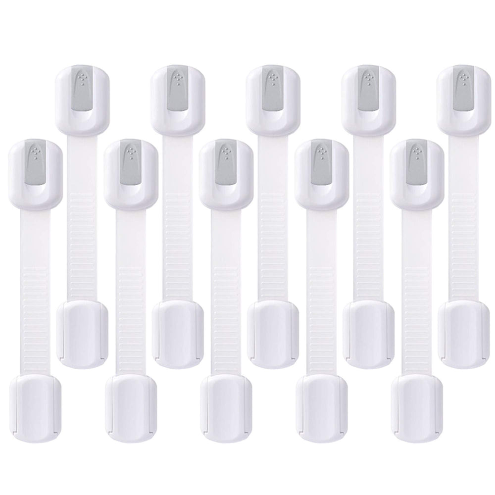 Goodv child safety cabinet locks ten-pack packaging for easy home babyproofing