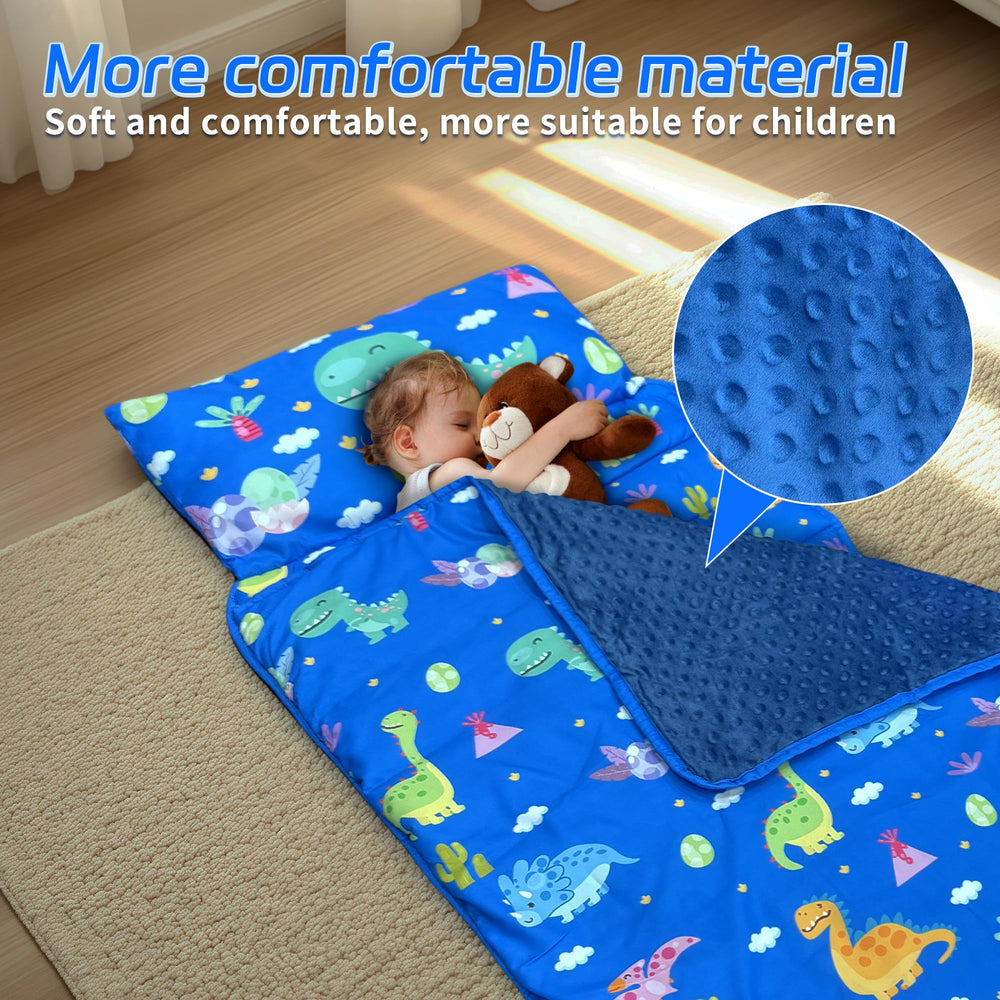 Googgoing nap mat quilt measures 31x42 inches for added warmth.